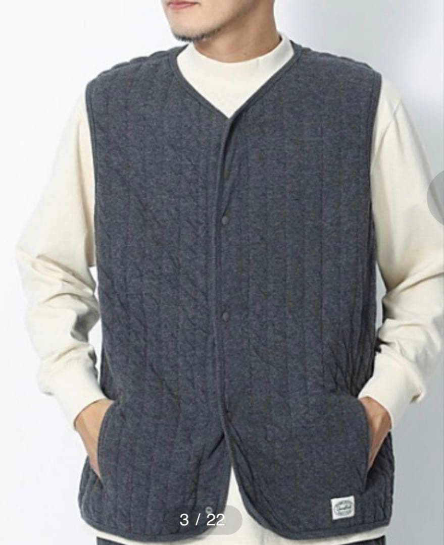  Peak スノーピーク ナチュラル ウォーム ベスト　中綿ベスト