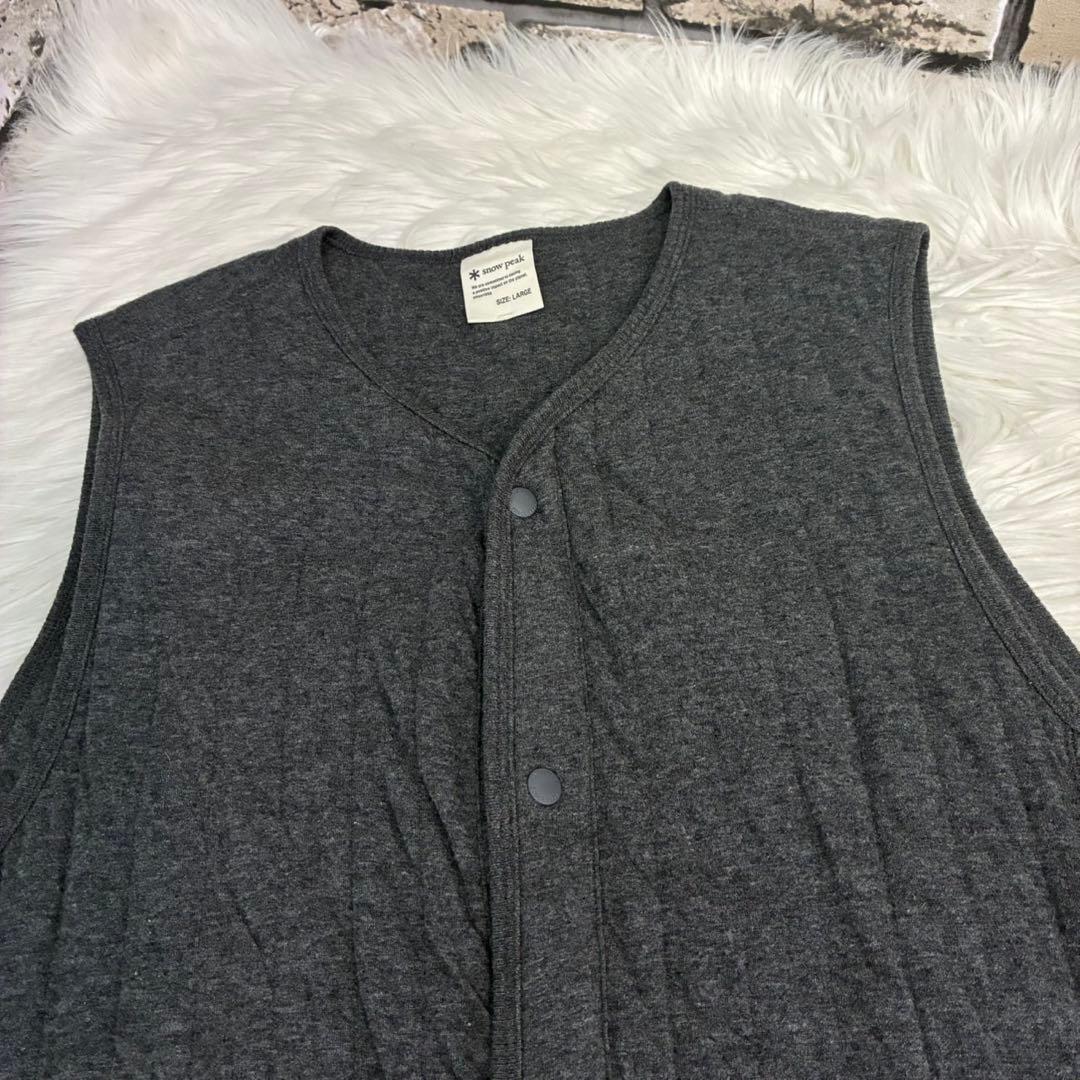  Peak スノーピーク ナチュラル ウォーム ベスト　中綿ベスト