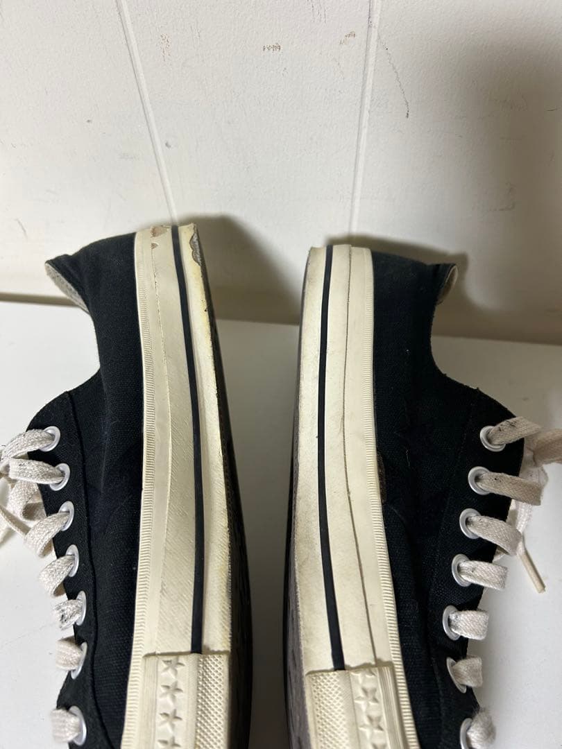 希少 Converse x Stussy 黒スニーカー 29cm