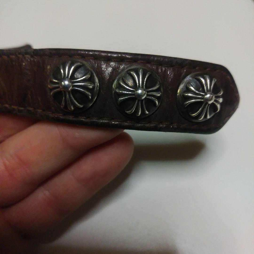 クロムハーツ レザーブレス