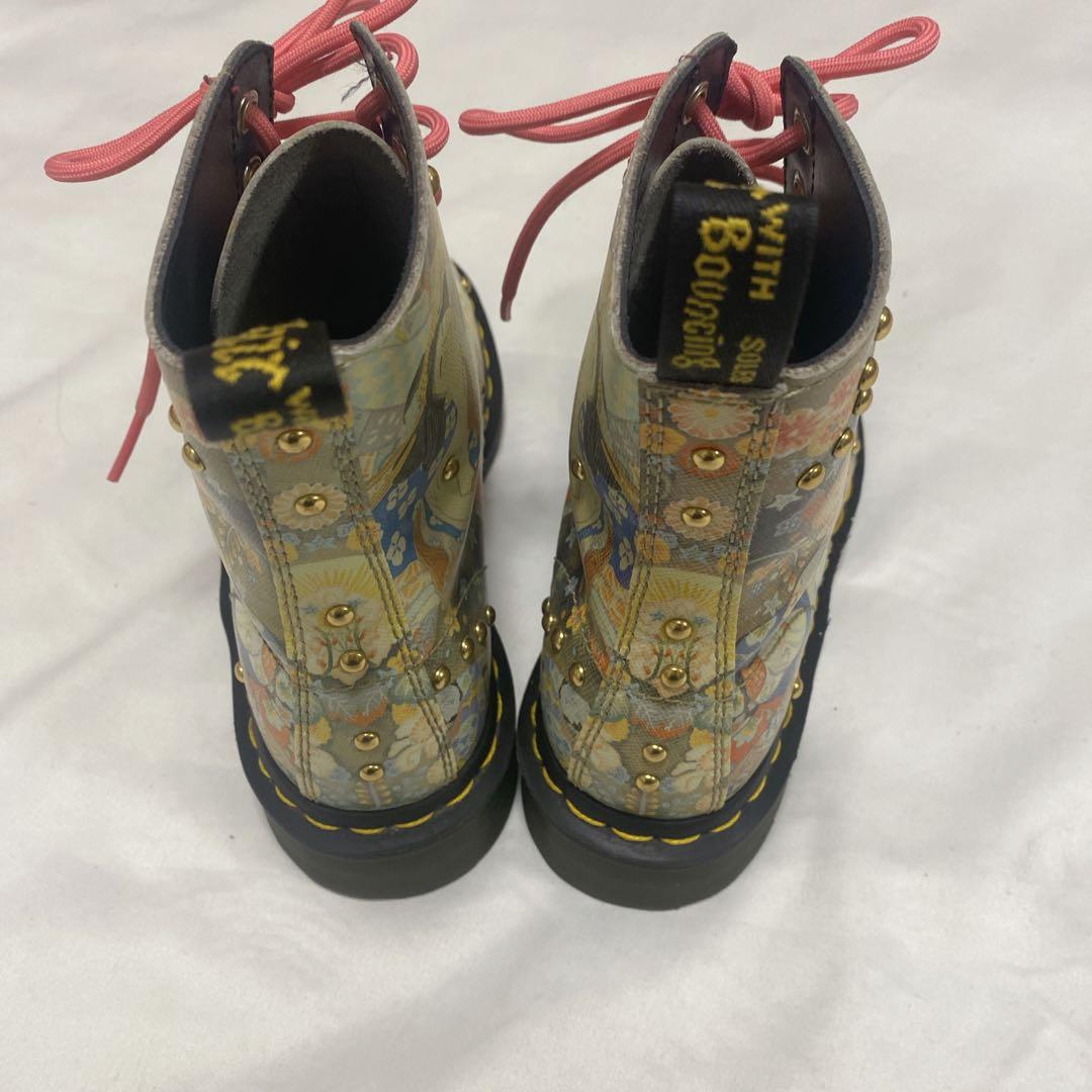 専用　Dr.Martin UK4 和柄　8ホールブーツ UK4 約23.5cm