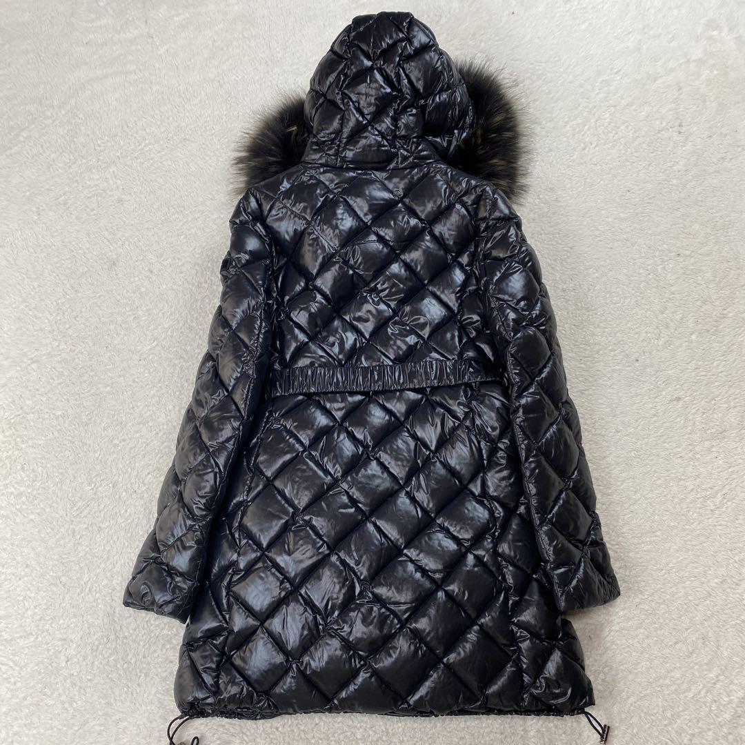 【美品】タトラス PIANETA ダウンコート ダイヤキルト ブラック　02