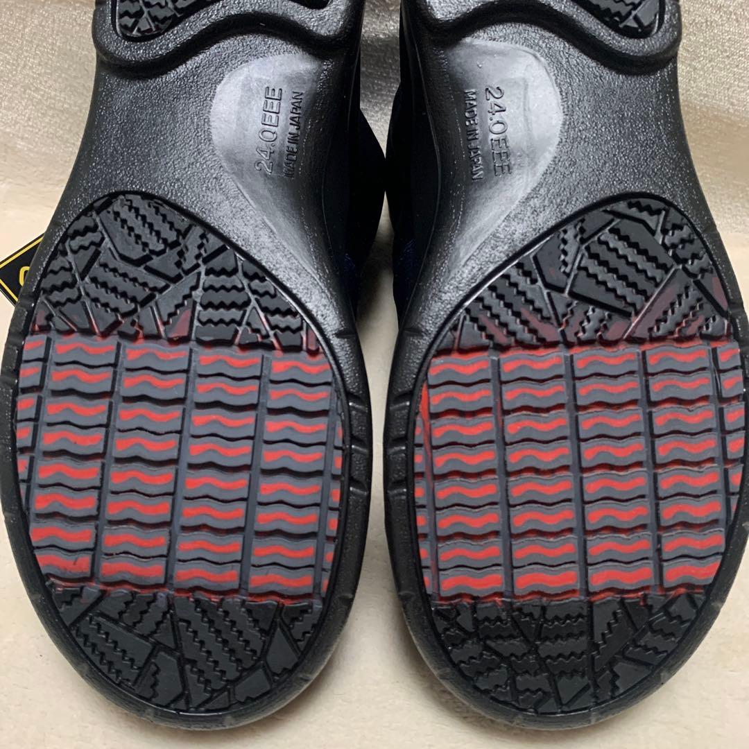 【新品未使用】アサヒシューズ トップドライ　ゴアテックス　ヒールブーツ　ネイビー