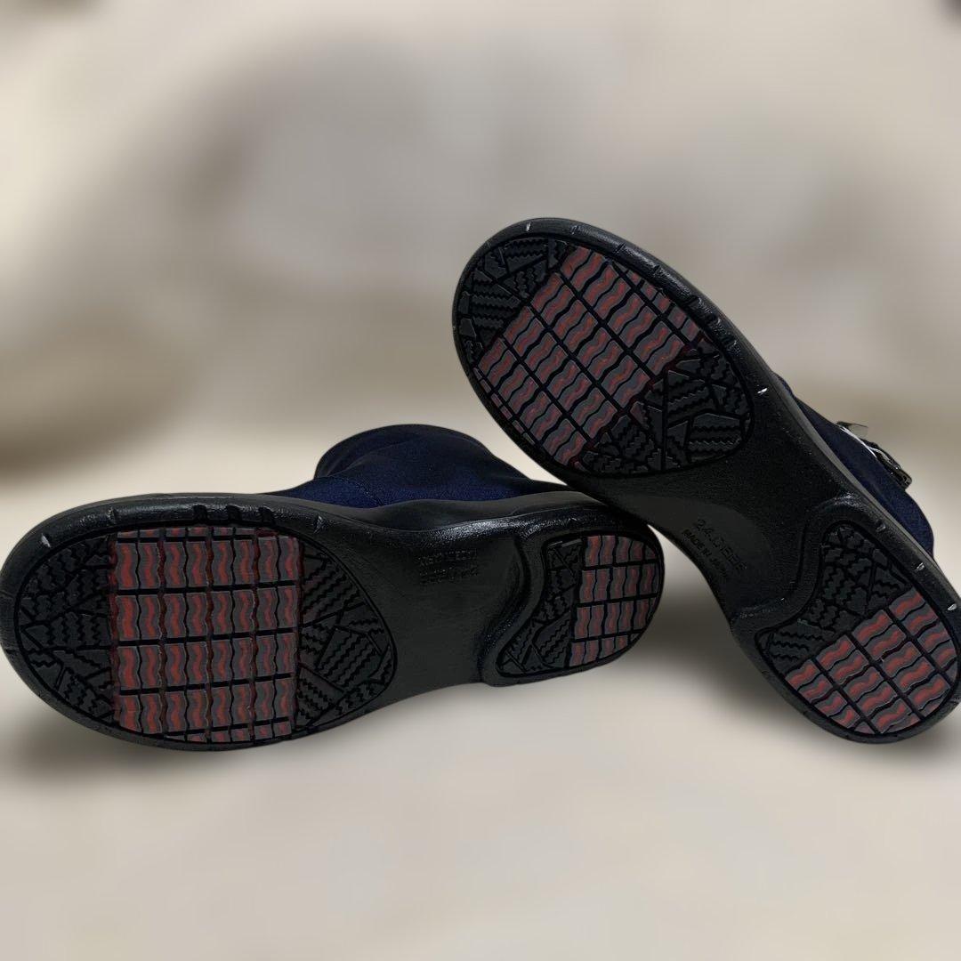 【新品未使用】アサヒシューズ トップドライ　ゴアテックス　ヒールブーツ　ネイビー