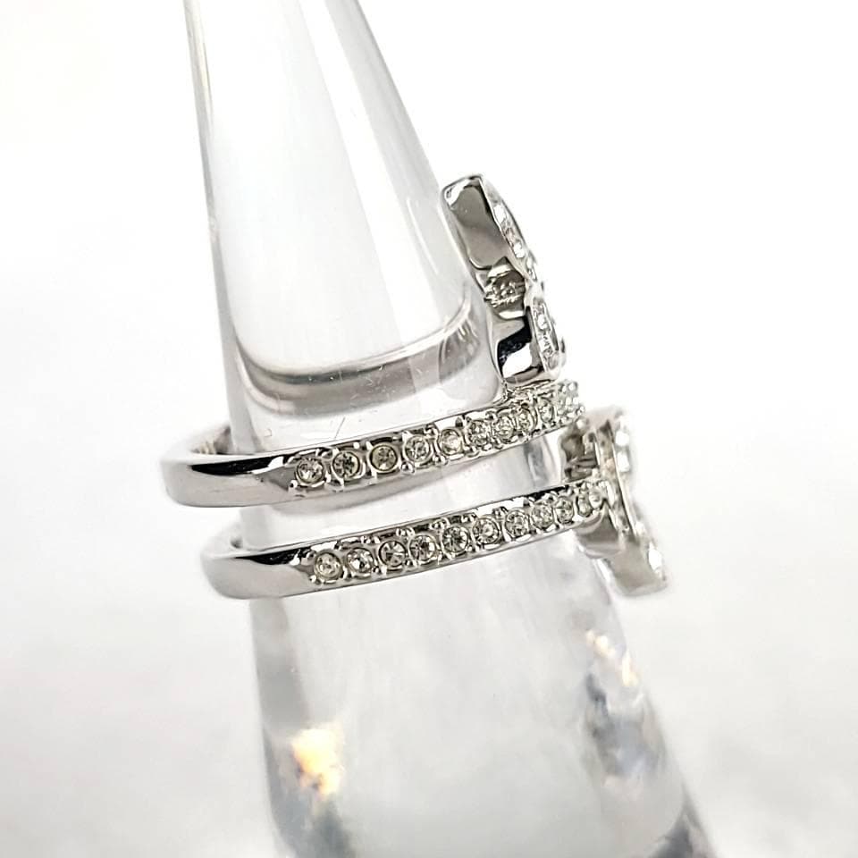 ▽極上品▽スワロフスキー　リング　指輪　ナイチンゲール　バタフライ　52 11号