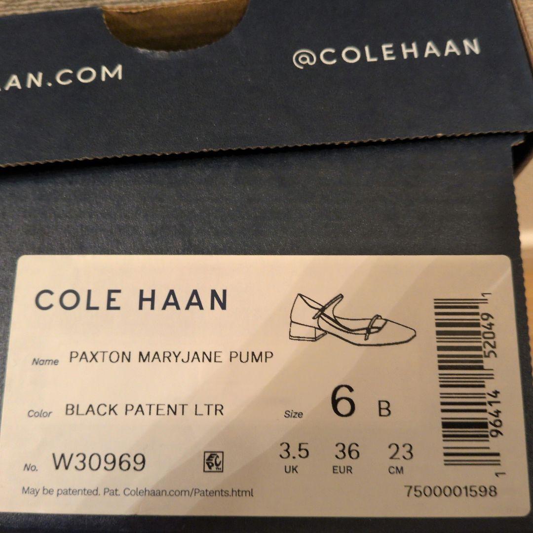(Mini)【新品未使用】COLE HAAN ブラック ストラップパンプス