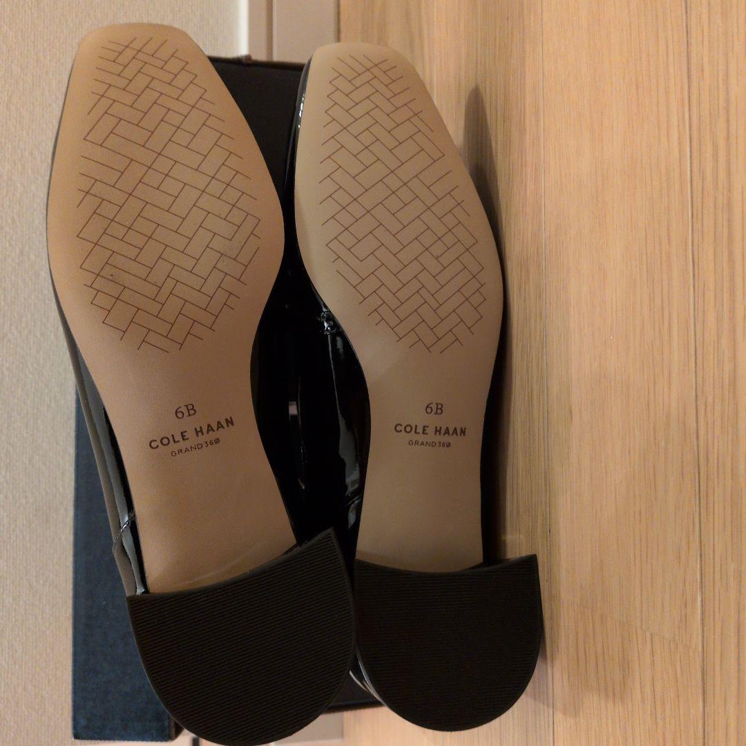 (Mini)【新品未使用】COLE HAAN ブラック ストラップパンプス