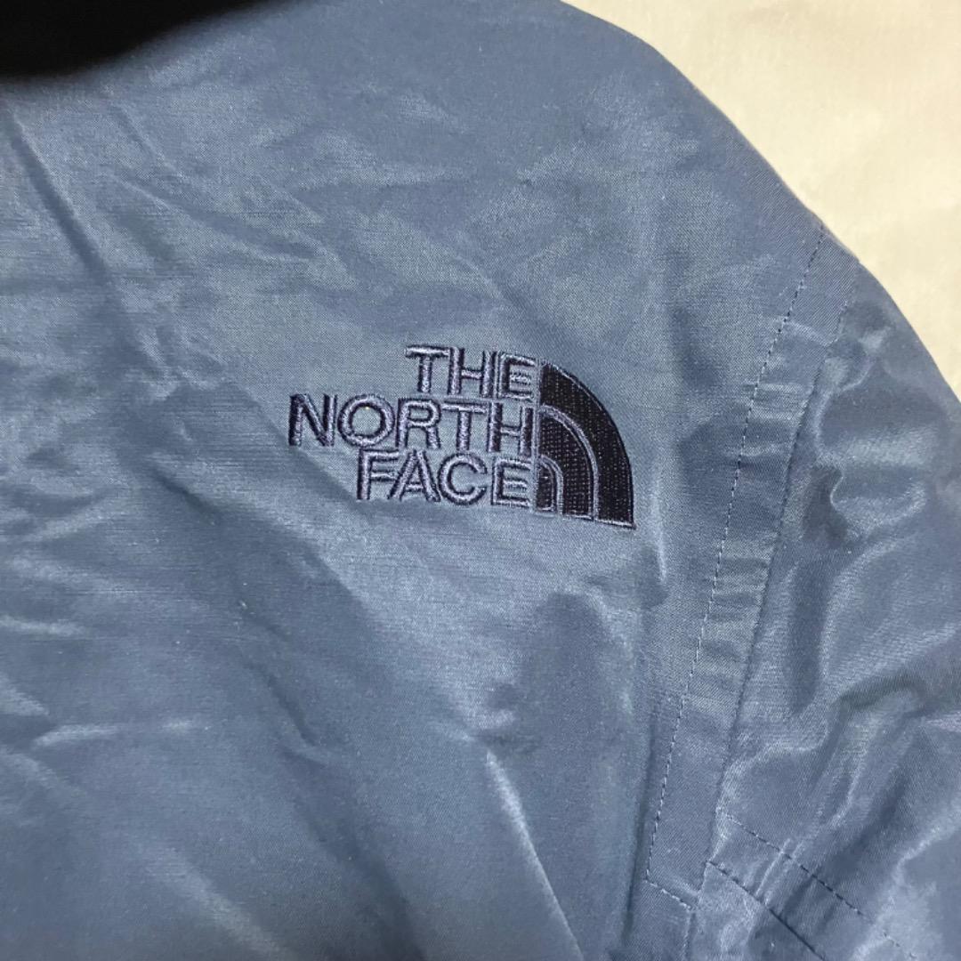 ノースフェイス ロングダウンコート ホワイトレーベル ネイビー