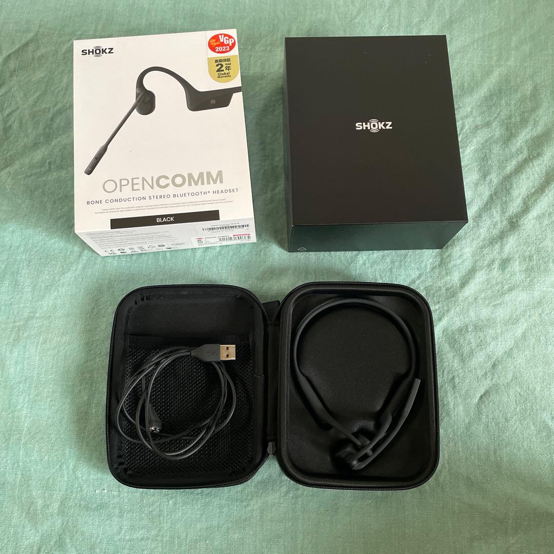 SHOKZ OpenComm C102 ブラック