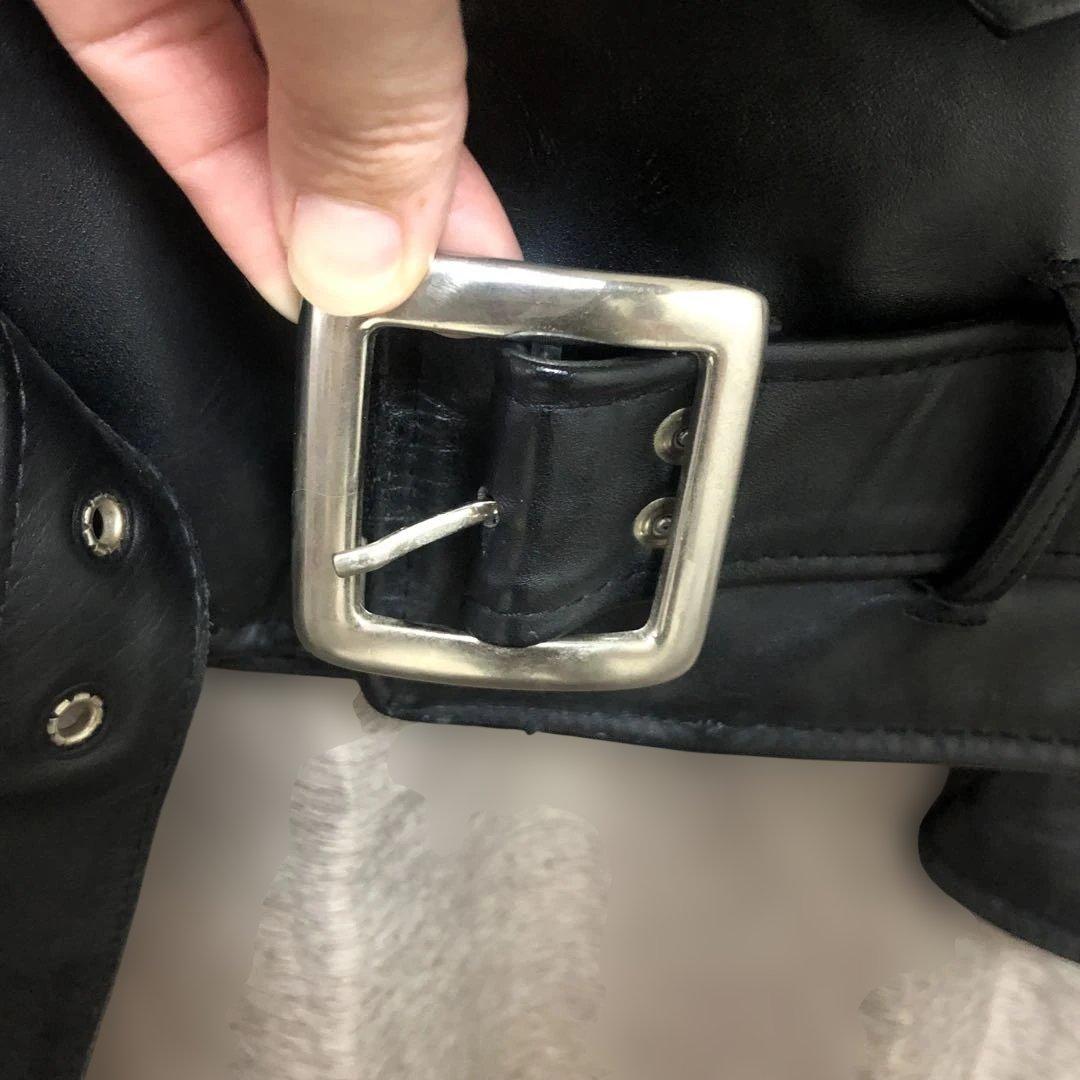 1月末までSALE中⭐️schott ショット ライダースジャケット　ダブル　32