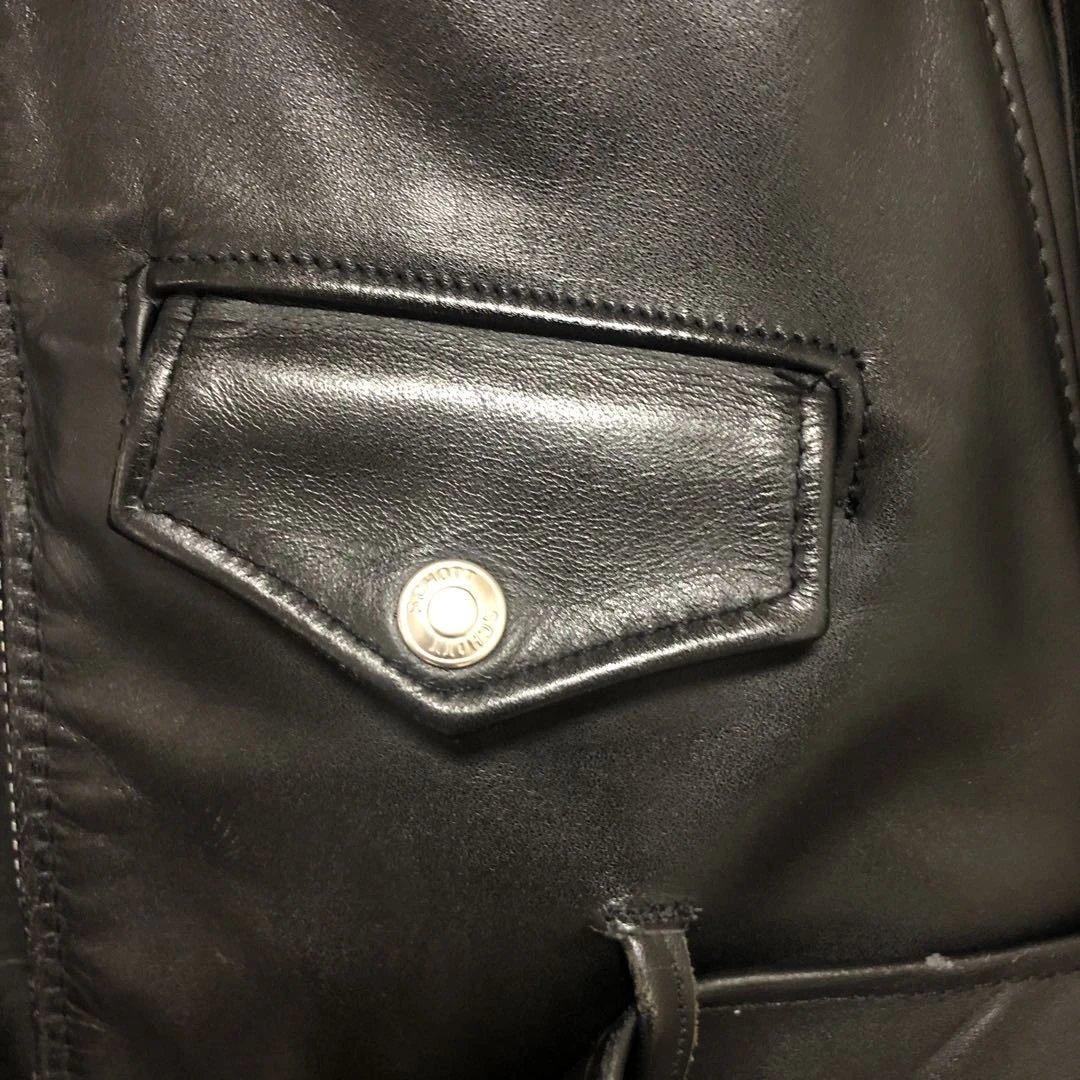 1月末までSALE中⭐️schott ショット ライダースジャケット　ダブル　32