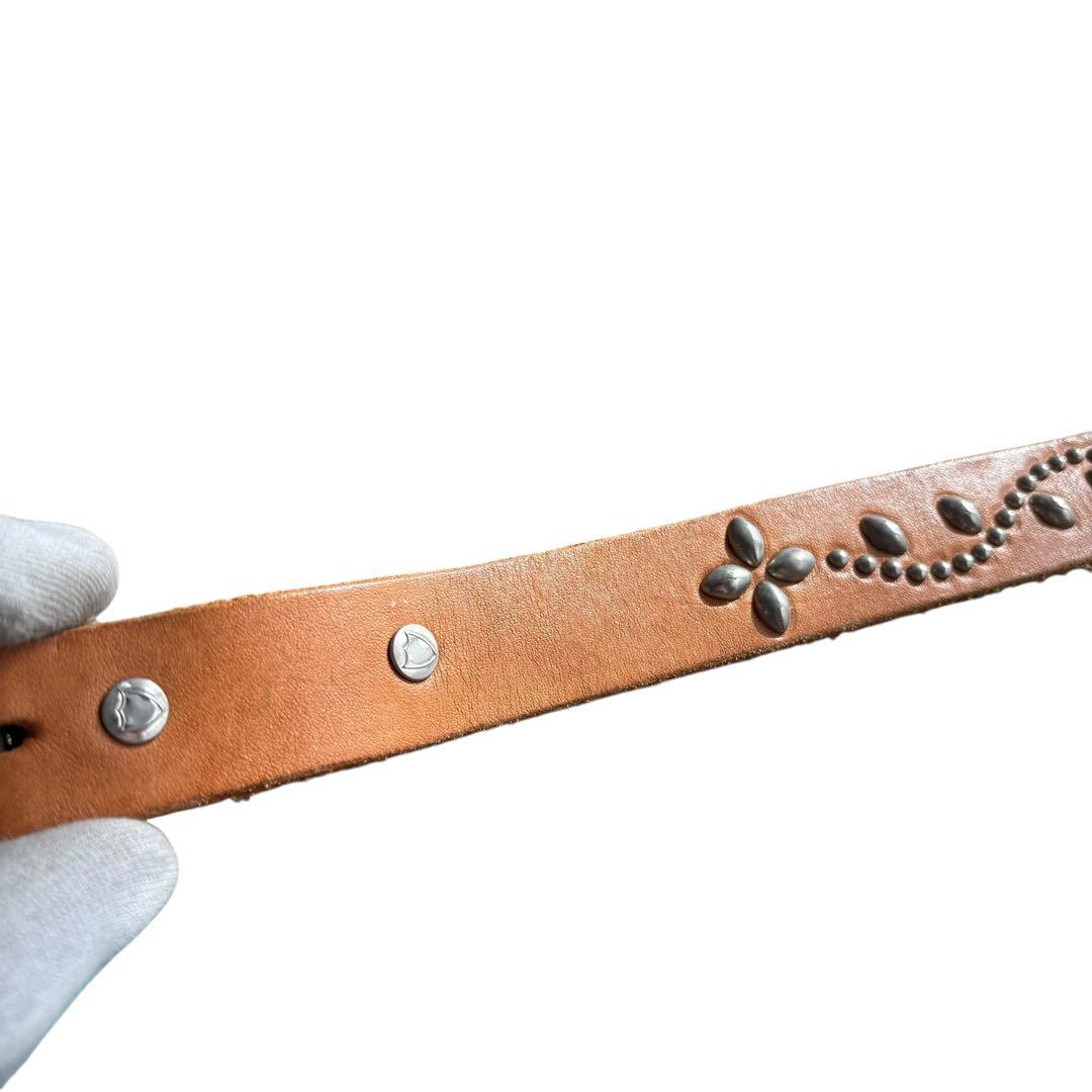 あ*様 【USA製】HTC ナローベルト 34 フラワースタッズ エイチティーシ