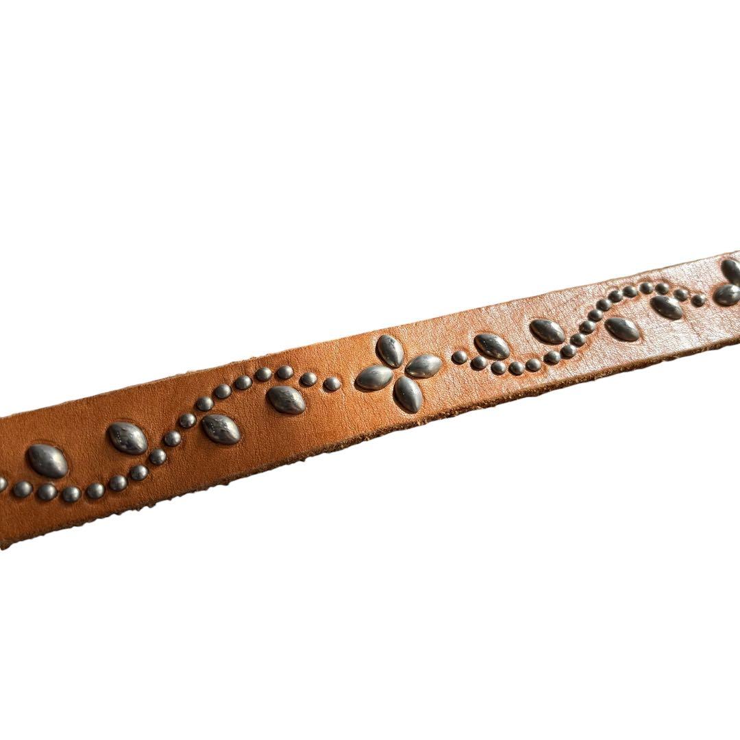 あ*様 【USA製】HTC ナローベルト 34 フラワースタッズ エイチティーシ