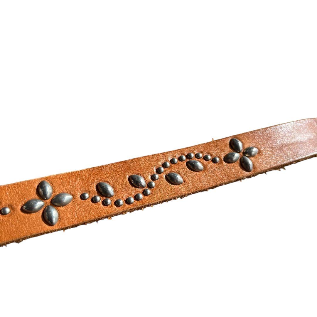 あ*様 【USA製】HTC ナローベルト 34 フラワースタッズ エイチティーシ