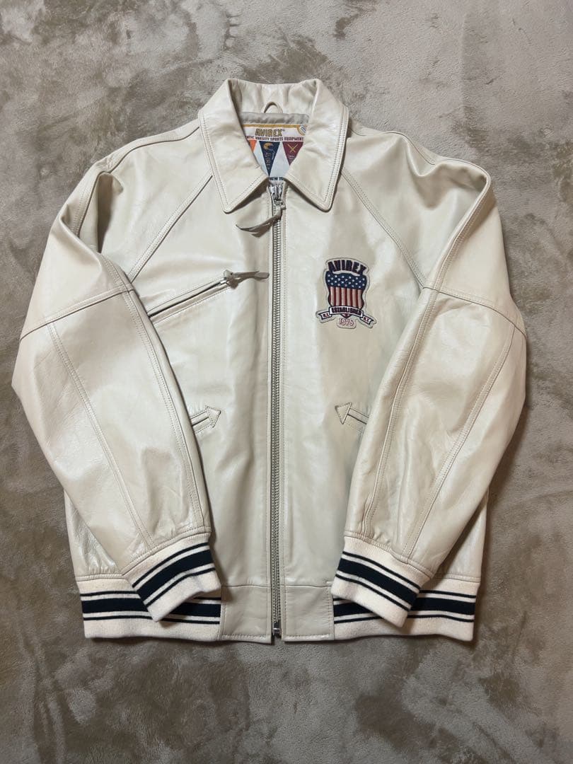 AVIREX USA レザージャケット XL