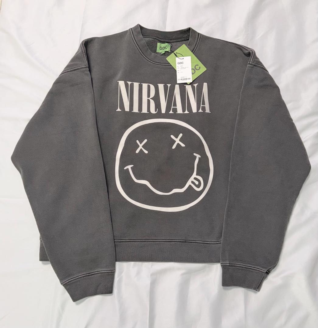 谷*成様 キムタク着　GDC ×　NIRVANA 　コラボ　クルーネック　スウェ