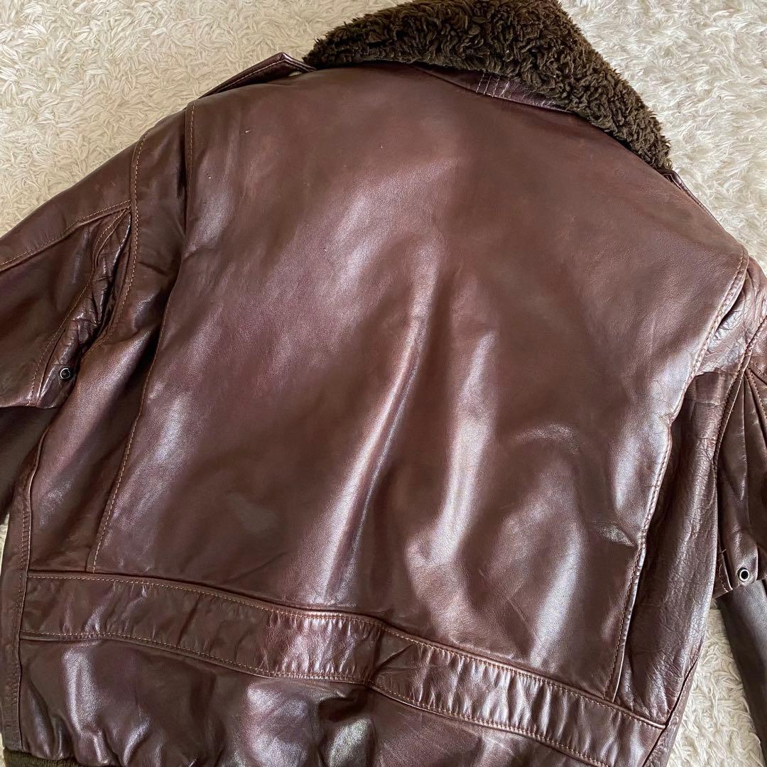 80s/42 SCHOTT 184SM G-1 ボアライナー IDEAL 白タグ