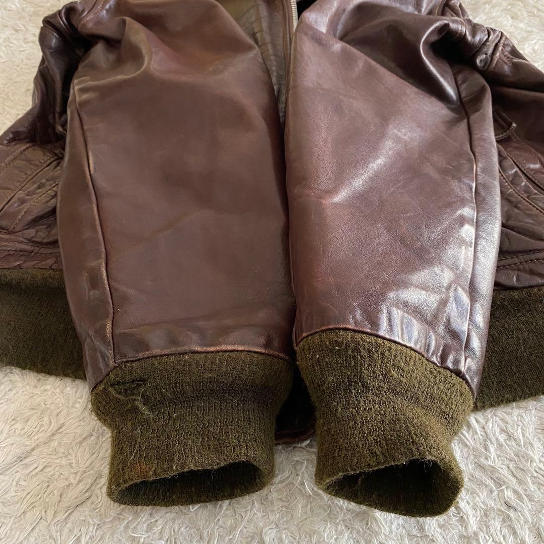 80s/42 SCHOTT 184SM G-1 ボアライナー IDEAL 白タグ