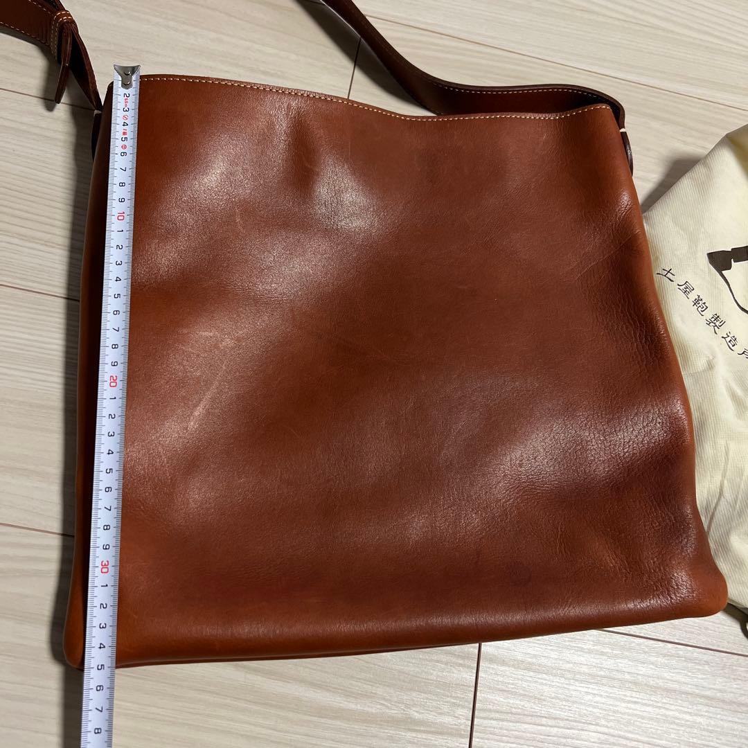 土屋鞄　ユニックリベルタ　牛革　ワンショルダー　ブラウン