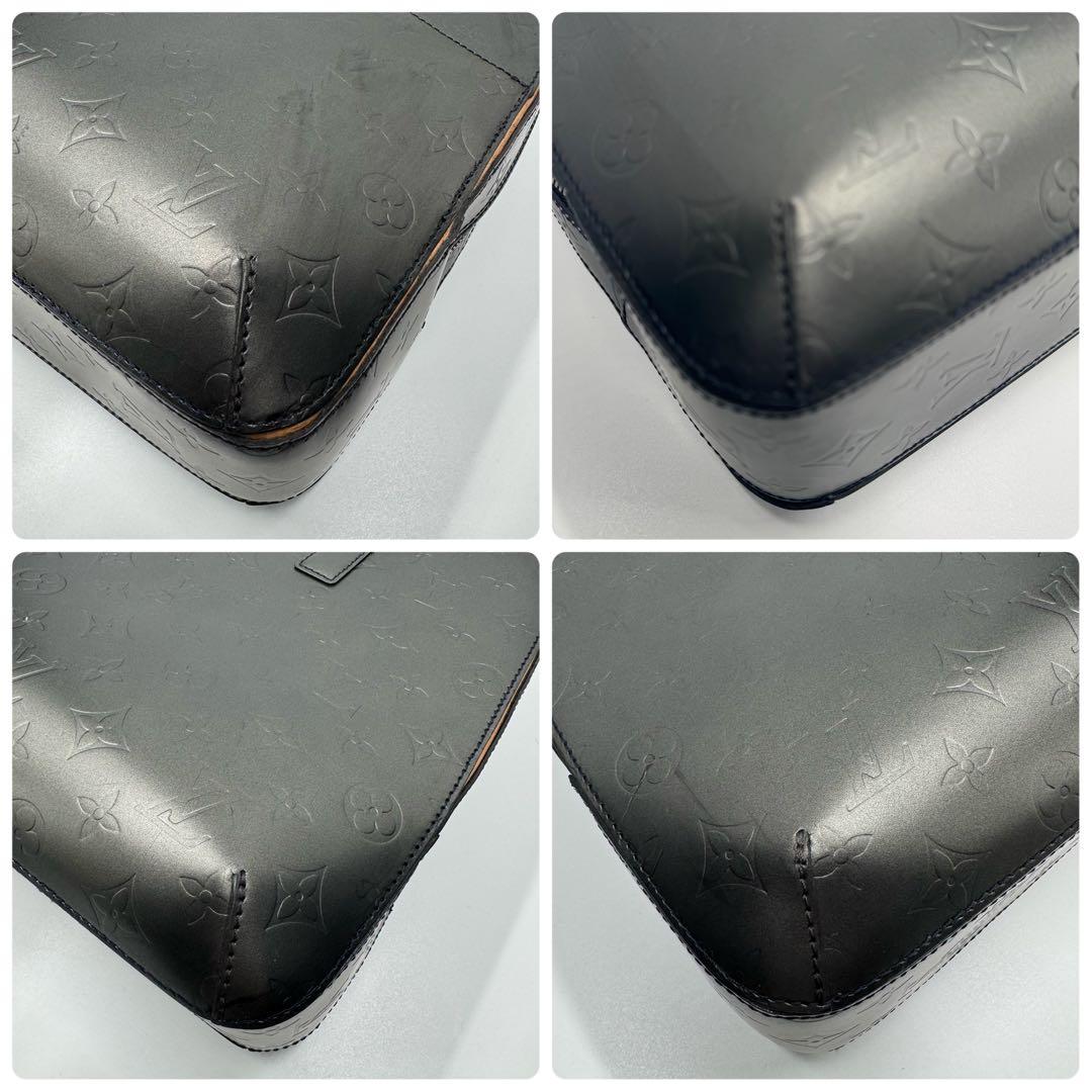 ルイヴィトン モノグラム マット マルデン レザー ビジネスバッグ ノワール 黒