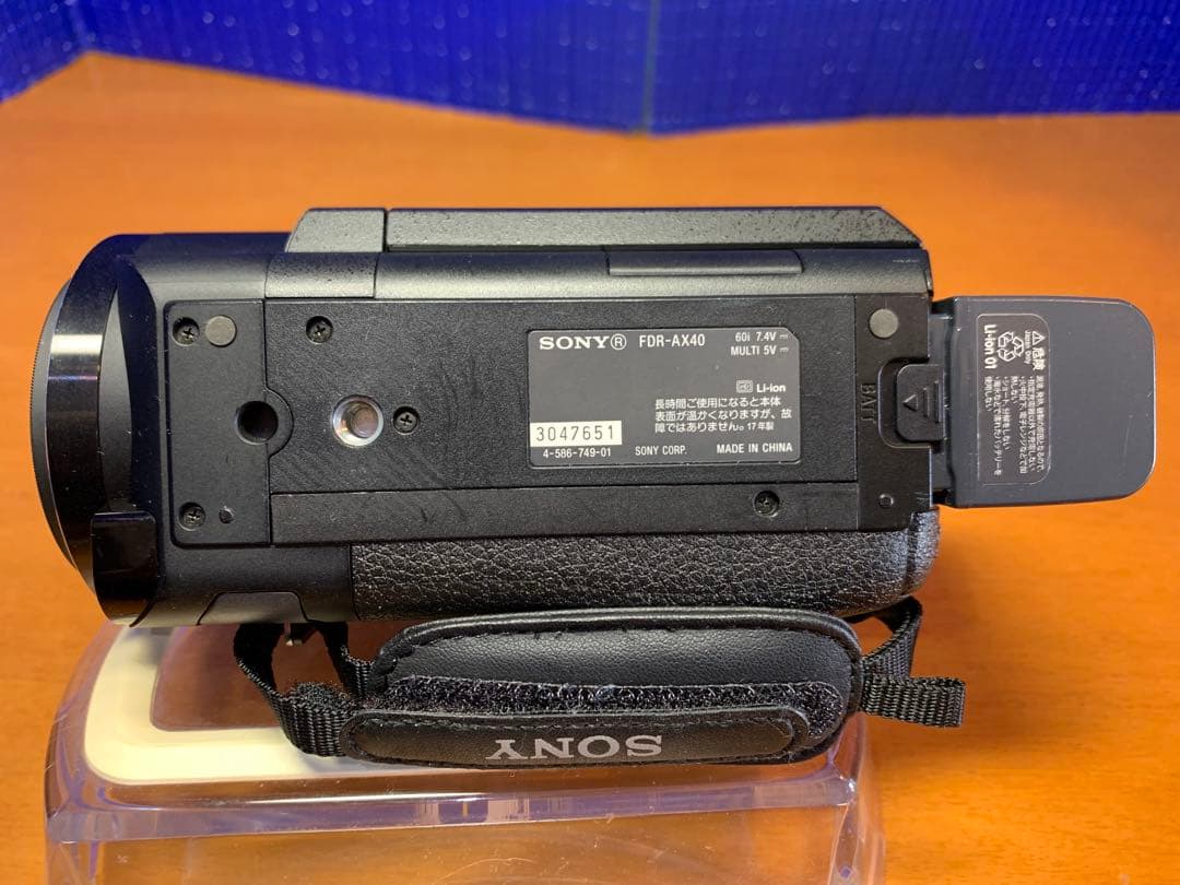 【美品】SONY FDR-AX40 4K ハンディカム 本体