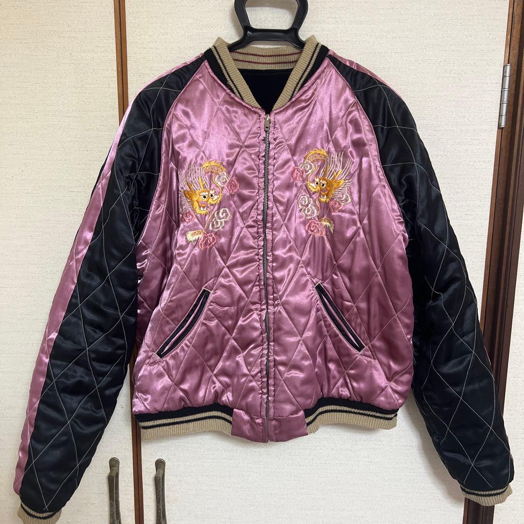 東洋別珍スカジャンOkinawa 虎×鷹