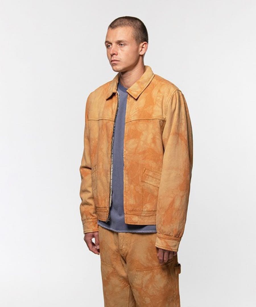 stussy Dyed Trucker Jacket M トラックジャケット