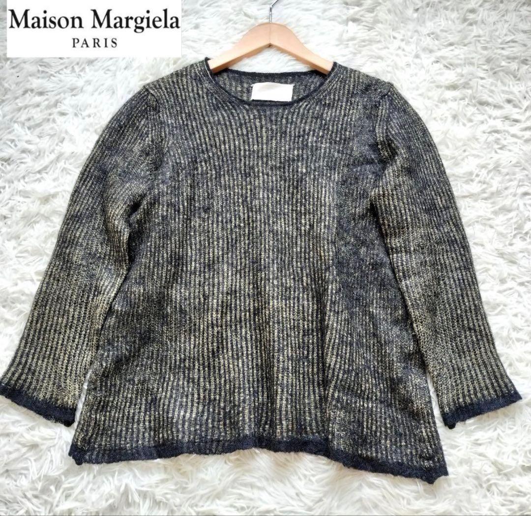 【希少】メゾンマルタンマルジェラ モヘアニット 柄 4つタグ アーカイブ y2k