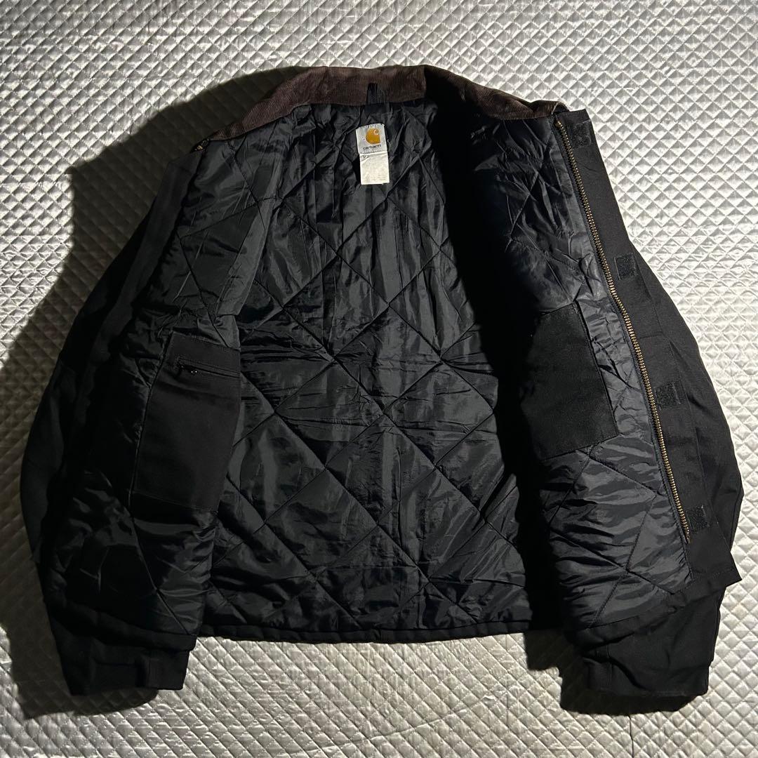 と*〜様 ビ*ー様 00s USA トラディショナルジャケット ナイロン 黒 テ