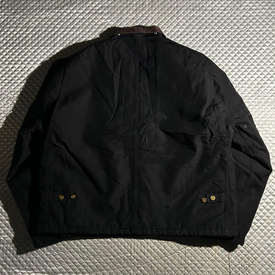 と*〜様 ビ*ー様 00s USA トラディショナルジャケット ナイロン 黒 テ