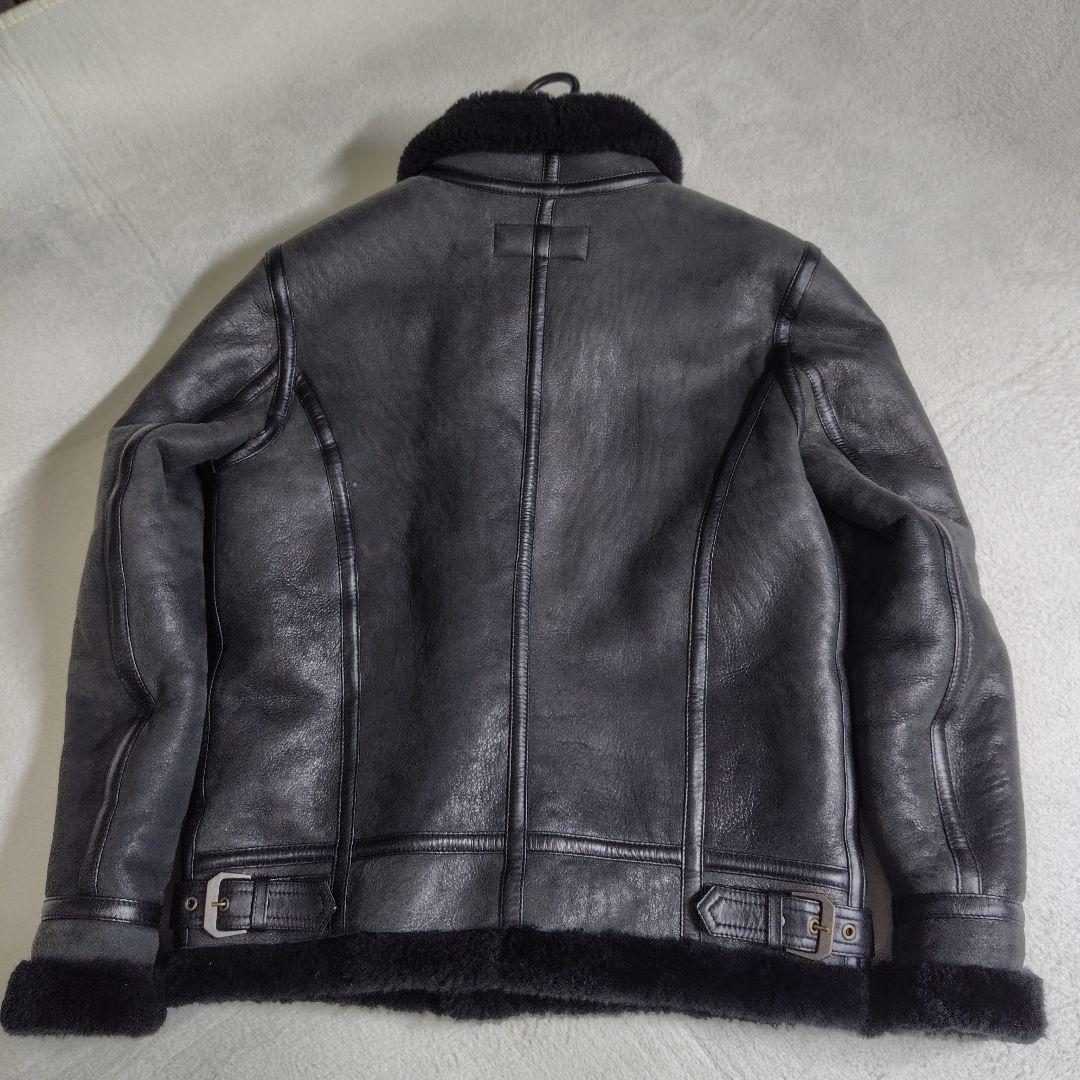 極美品　リューグーレザーズ　ムートン フライトジャケット　B-3　L