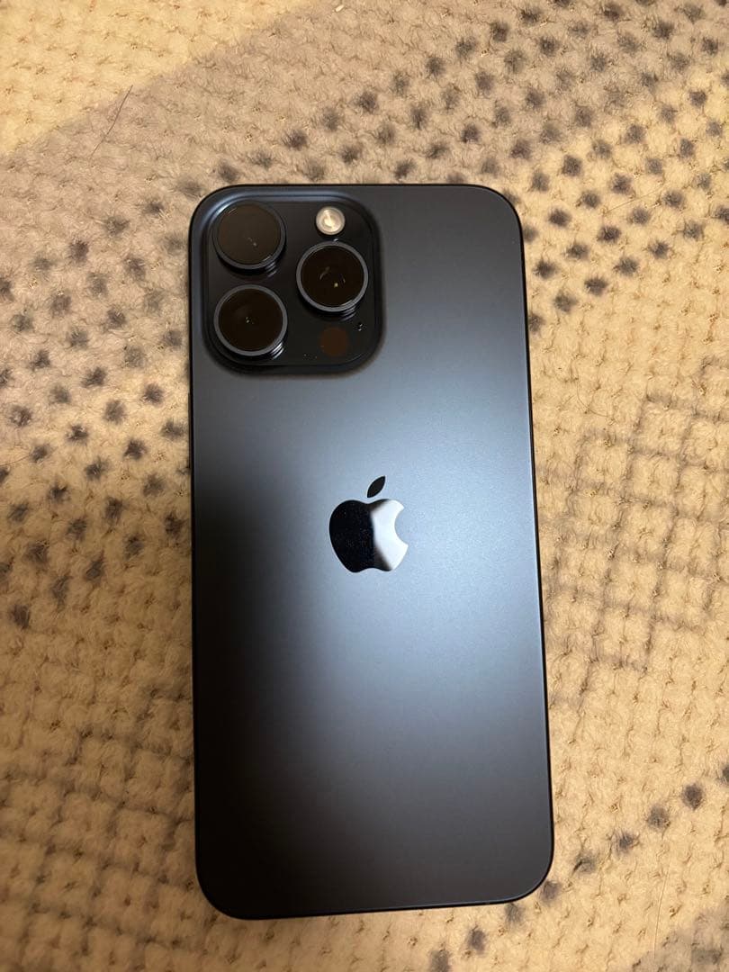 超美品 iPhone 15 Pro Max 256GB ブルーチタニウム