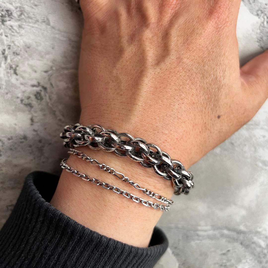 ヴィンテージ VINTAGE フォージ チェーン バックル ブレスレット