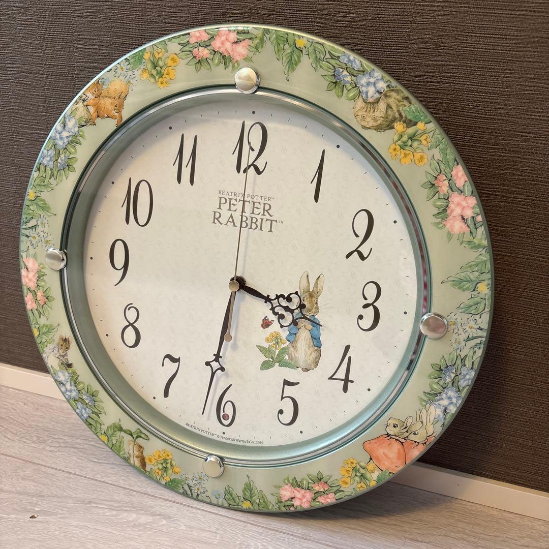 ピーターラビット 置時計 30cm