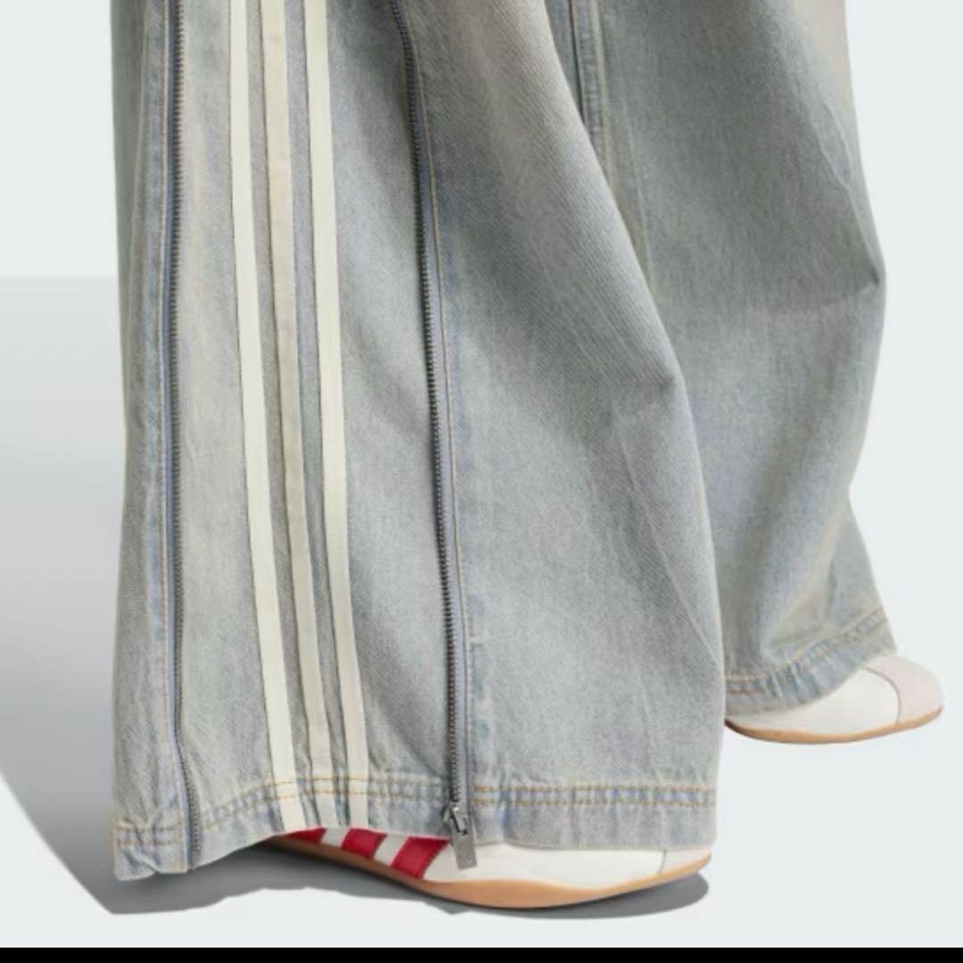 新品未使用☆adidas アディダス デニムジップパンツ 27 ジーンズ