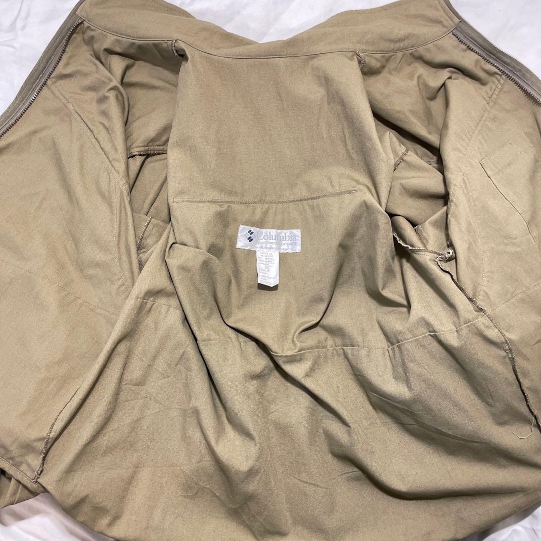 古着 80s Columbia フリースライナーハンティングジャケット XL