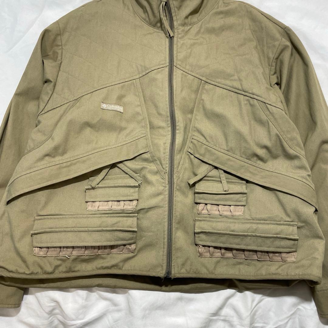 古着 80s Columbia フリースライナーハンティングジャケット XL