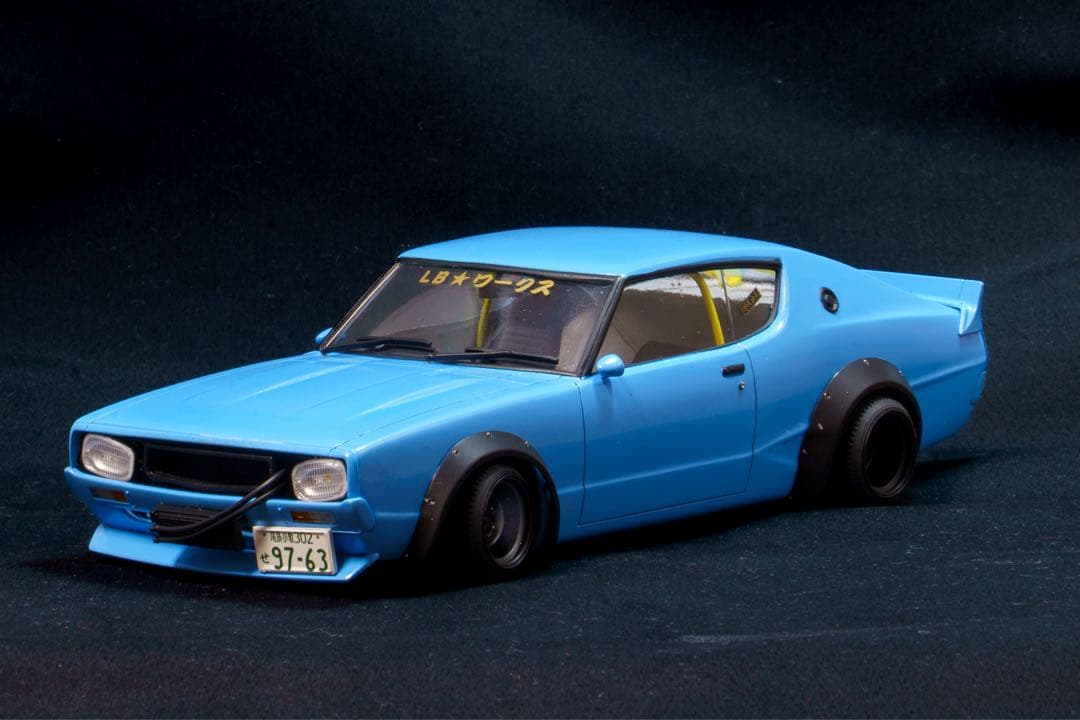 1/24アオシマLBワークス ケンメリ2Dr 2014Ver. 完成品