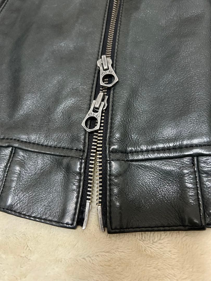 LOUNGE LIZARD ブラックレザージャケット