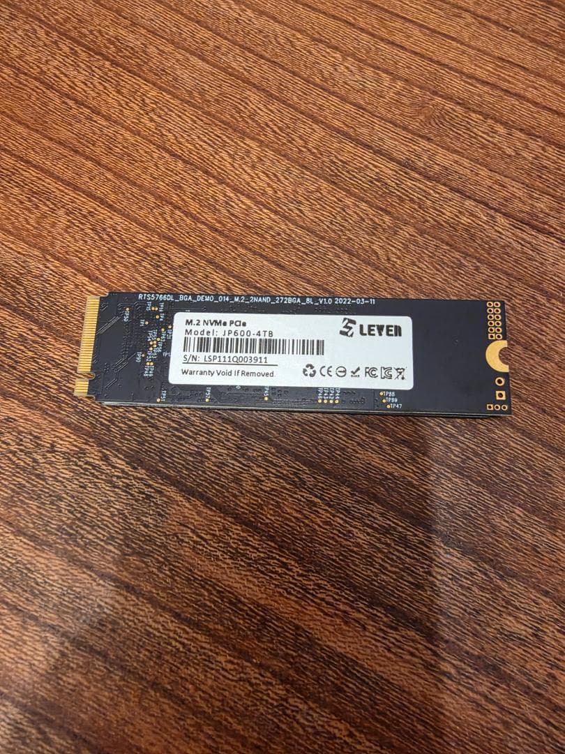 内蔵型SSD LAVEN M.2 2280 NVMe SSD 4TB Gen3