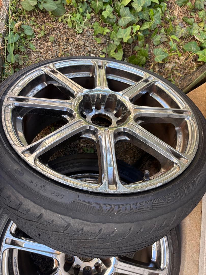 s*n様 work xc8 18インチ8.5J +47 5H 114.3 2本