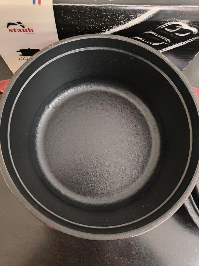STAUB LA COCOTTE 両手鍋 22cmワインレッド