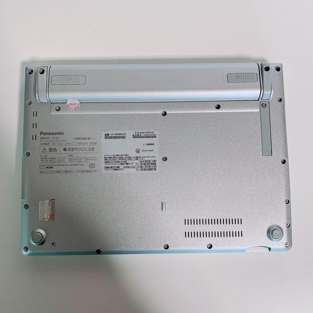 【美品】SV9爆速SSD512GB 8GBレッツノート第10世代パソコンPC