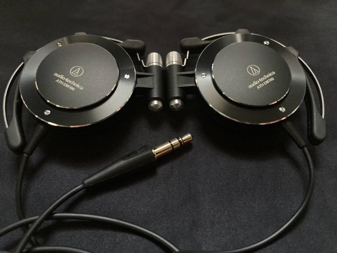 audio-technica ATH-EM700 ブラック 有線ヘッドホン
