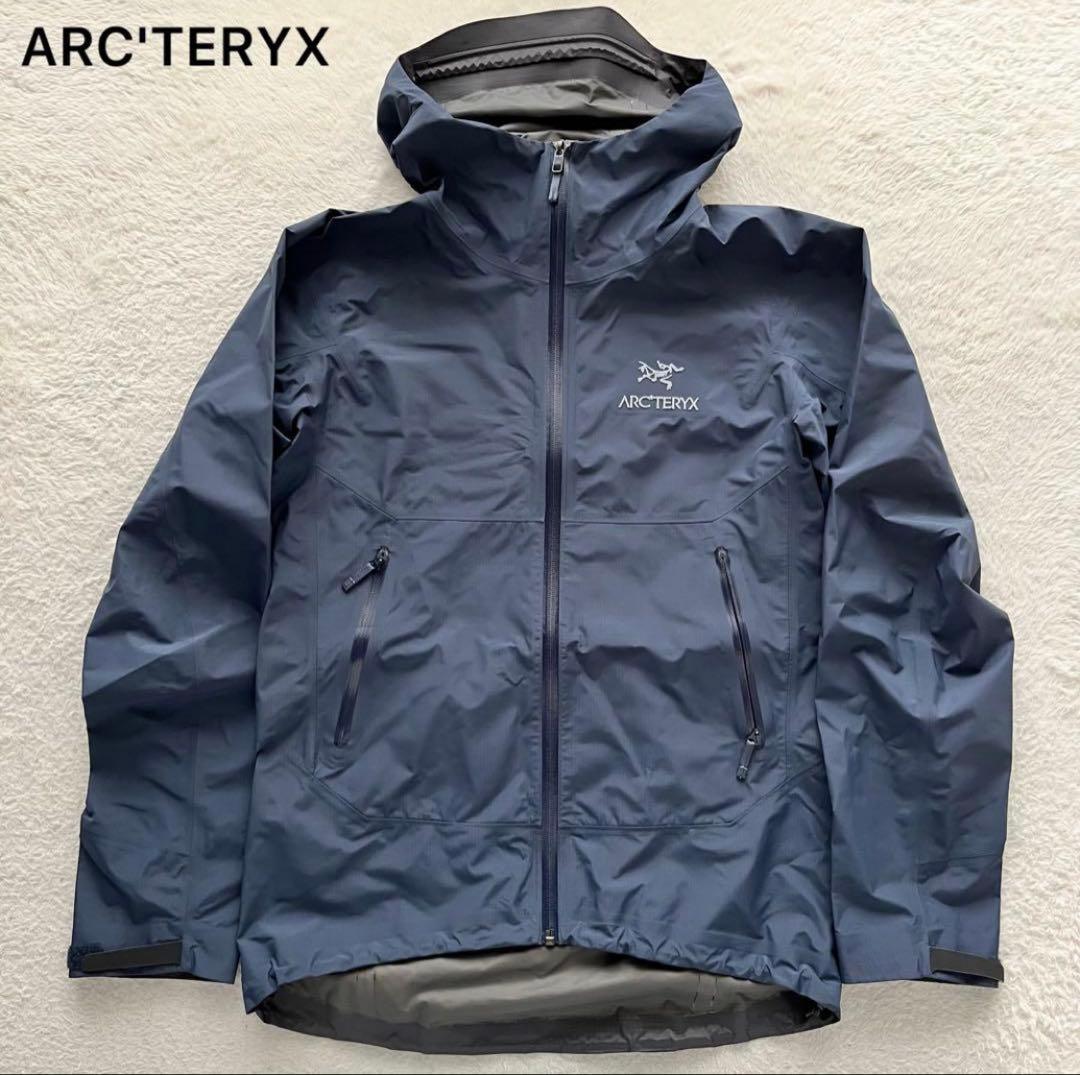 【美品】アークテリクス ゼータ SL ジャケット ゴアテックス ネイビー レア
