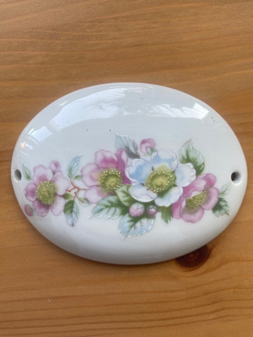 フランス製 ポーセリン 磁器 ドアプレート アンティーク雑貨 インテリア