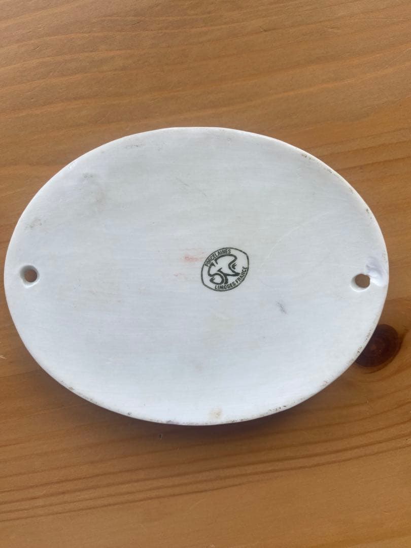 フランス製 ポーセリン 磁器 ドアプレート アンティーク雑貨 インテリア