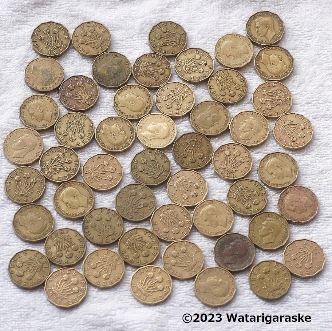 ★ご注文品★7種360枚（英旧硬貨DKK, CZK, EGP(詳細参照）