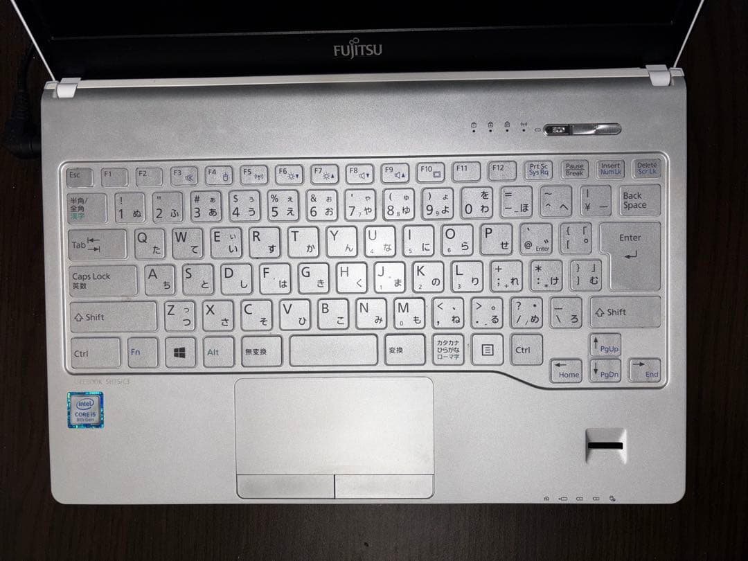 FUJITSU FMVS75DUV ノートPC SSD256GB 4GBメモリ