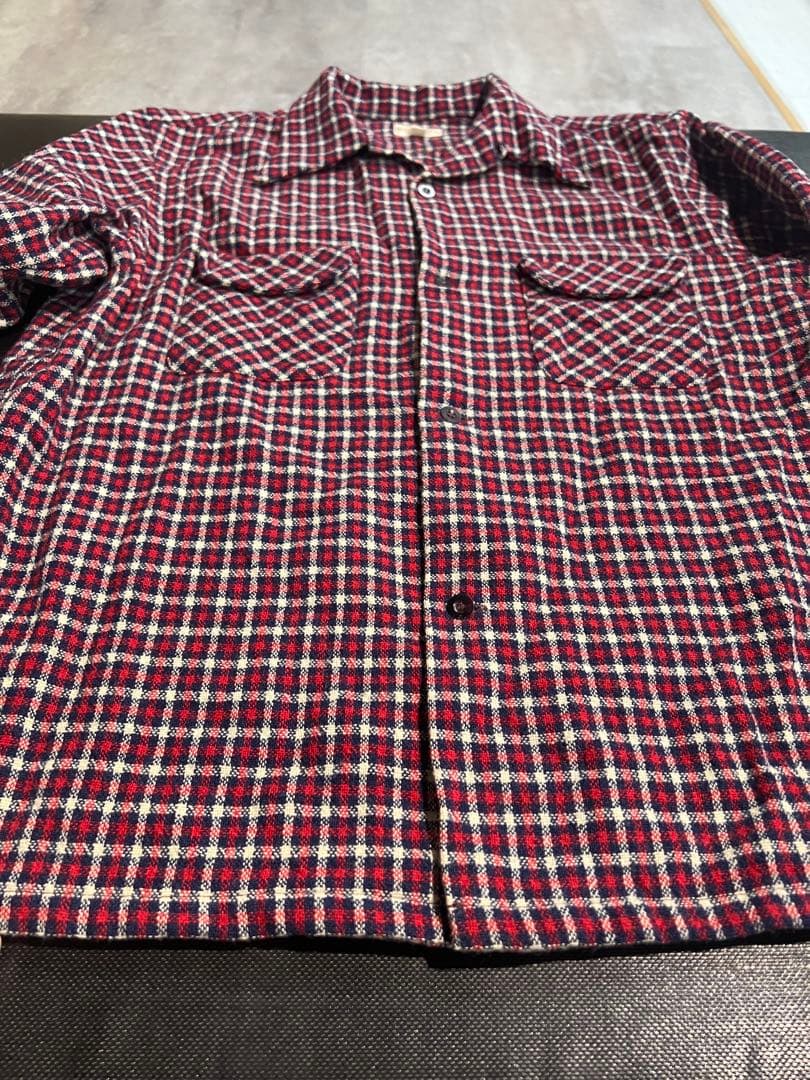 atlast atlast&co アットラスト　ウールネルシャツ　ネルシャツ